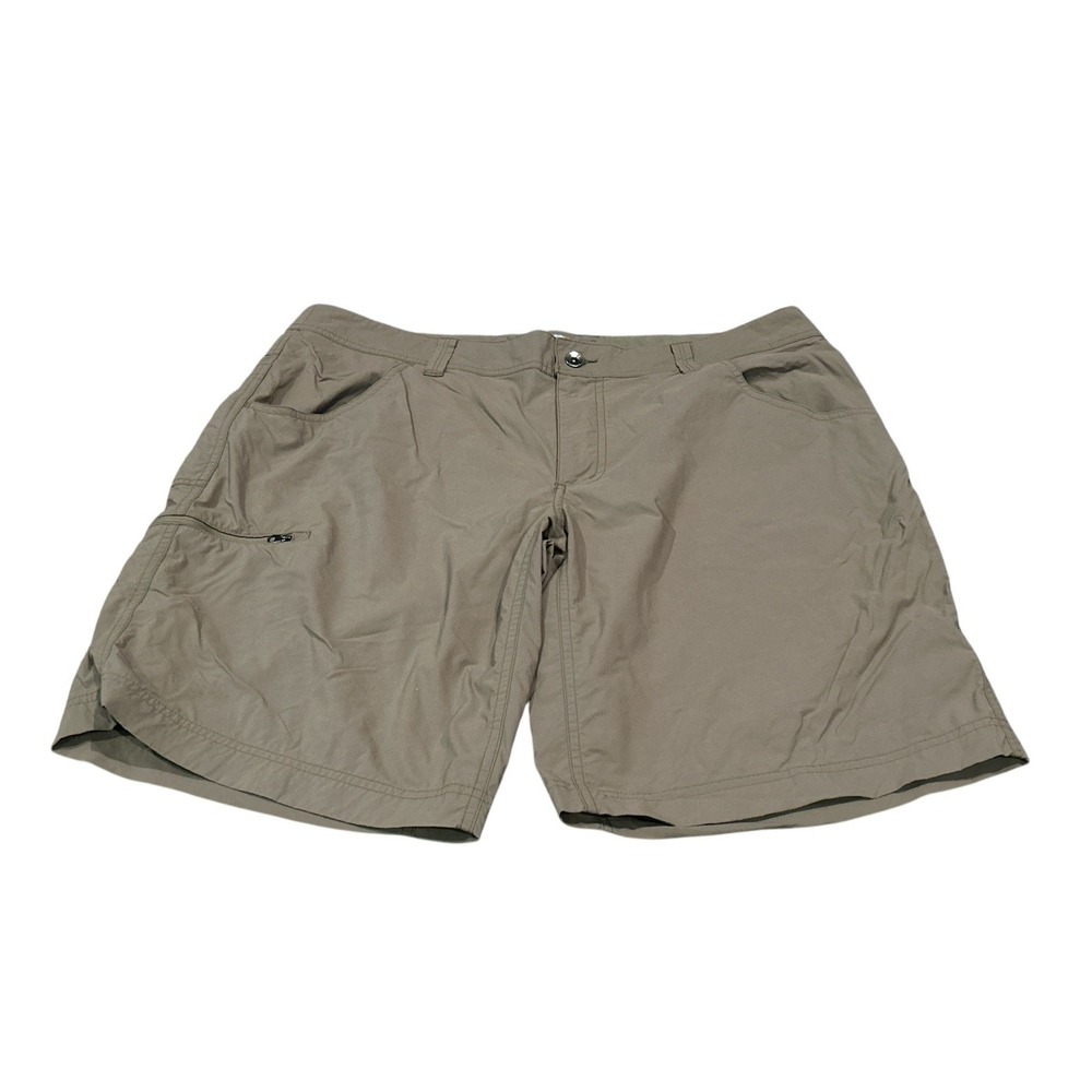 Marmot Mens Nylon Blend‎ Shorts 38/XXL Stretch Performance Brown EUC